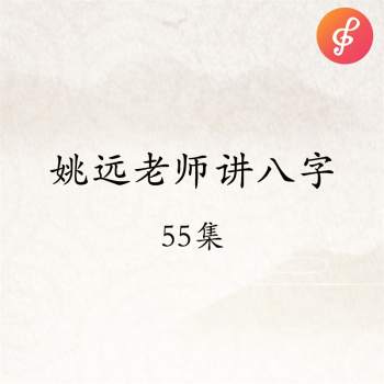 姚远道家八字-姚远老师讲八字5天全部录音55集及资料
