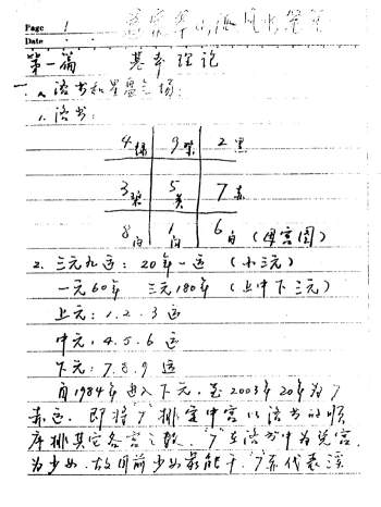 道家华山派风水笔记