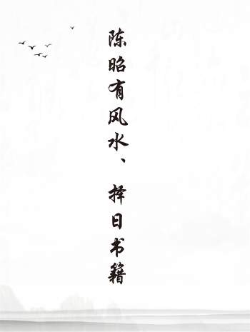 陈昭有 玄空秘旨易卦立局些子法风水+择日等书籍10本