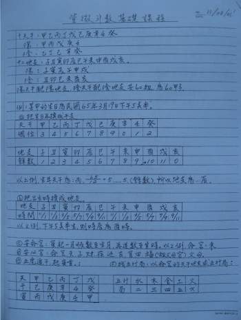 蔡明宏《紫微斗数基础课程上课笔记》PDF电子书