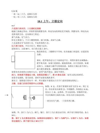 冠元玄空风水笔记真实记录完整版44页