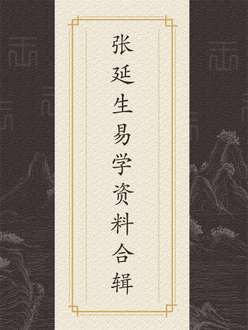 张延生《象数易学》、《心易》、《炁易》等易学资料合辑