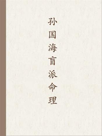 孙国海盲派命理录音及文档资料合辑