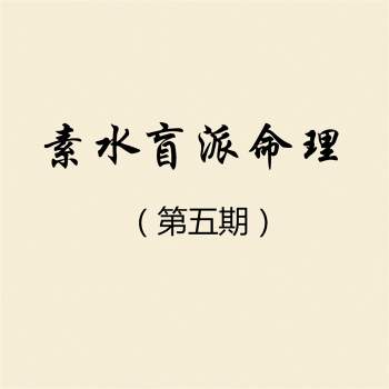 素水（五期）盲派八字命理培训课程录音+资料