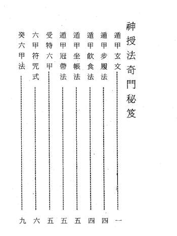 张子房《神授法奇门秘笈》71页双面PDF电子版下载