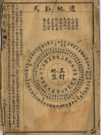 《罗经透解》上下卷 古本