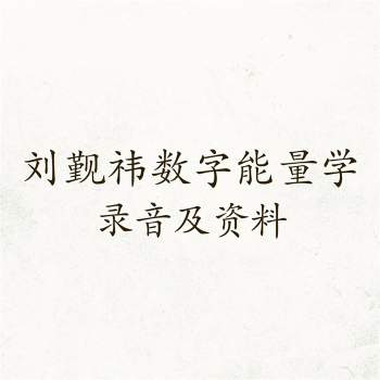 军师刘觐祎《数字能量初中高一体》13节音频+文档