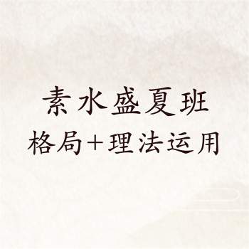 素水盛夏班22集普通话清晰录音+教材（讲解格局+理法运用）