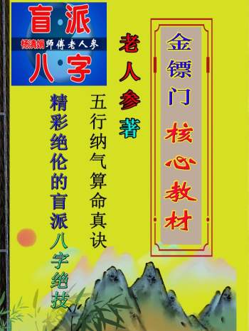 金镖门老人参盲派命理2021核心教材彩色版249页