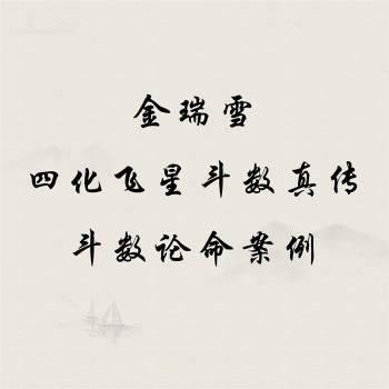 金瑞雪四化飞星斗数真传录音+紫微斗数论命案例等音频打包