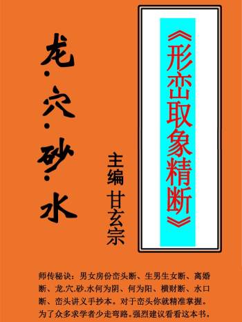 甘玄宗《形峦取象精断》106页手抄PDF电子书