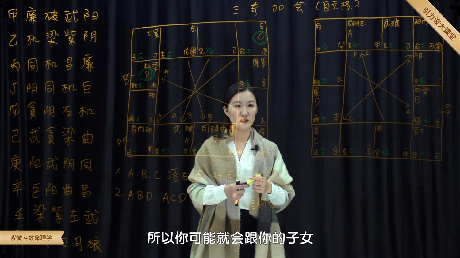 洁曦飞星派紫微斗数命理学初阶+进阶共69集视频百度网盘分享-国学资源网