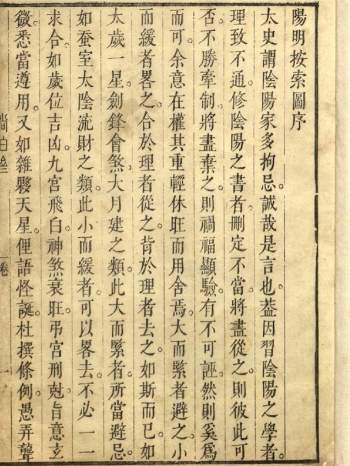 《阳明按索》[明]陈复心撰.陈汉卿补注.明崇祯5年(1632)吴氏尚白斋刊本