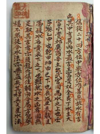 《掌中宝点穴书》珍稀地理堪舆手抄本51页