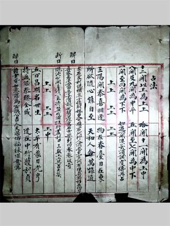 术数古籍《牙牌神数》民间抄本83页