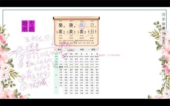 金镖门 于诚老师 刑穿论婚姻+结婚流年+离婚流年视频讲解