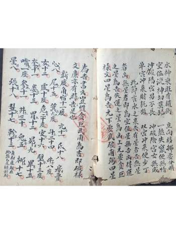 杨公真传《地理空位流神诀》手抄本49筒子页