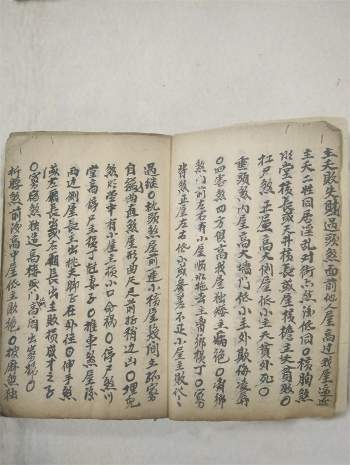 《论八宅八方二十四向》仇高贤手抄本90筒子页