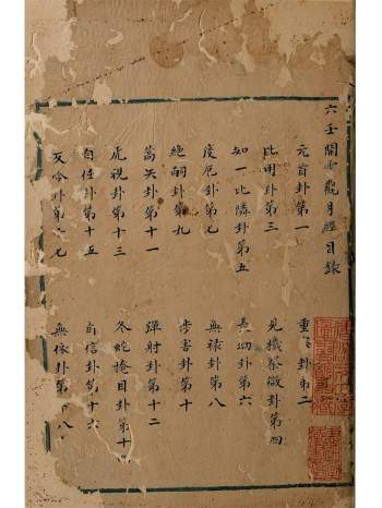 《六壬开云观月经》香港中文大学藏本120页